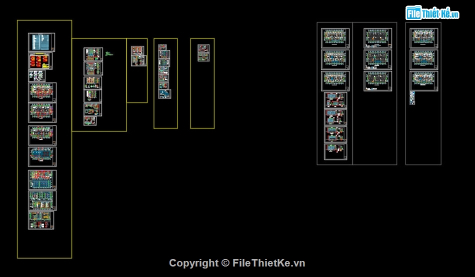 thiết kế file cad trường học mầm non,vẽ trường học mầm non 3 tầng,autocad bản vẽ trường mầm non,trường học 8 phòng file cad